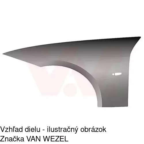 Predný blatník 204001-J /POLCAR/ - obr. 3