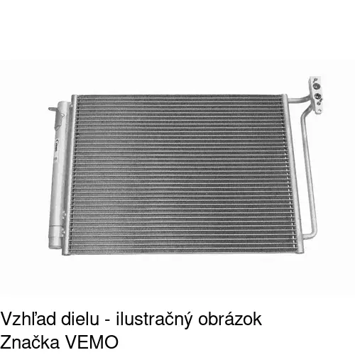 Chladiče klimatizácie 2050K8C1 /POLCAR/ - obr. 1