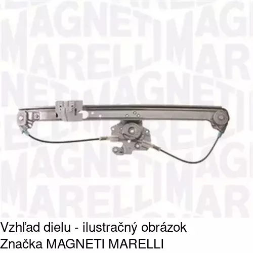 Mechanizmus sťahovania okna elektrický bez motora 2050PSG4 /POLCAR/ - obr. 2