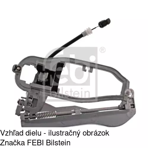 Vnútorný mechanizmus vonkajšej kľučky POLCAR 2050Z-43