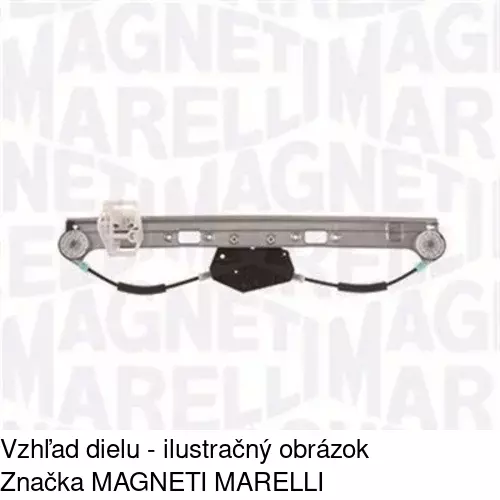 Mechanizmus sťahovania okna elektrický bez motora 2055PSG4 /POLCAR/ - obr. 4