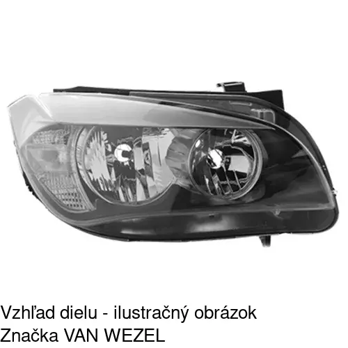 Hlavný reflektor 2060103V /POLCAR/ - obr. 3