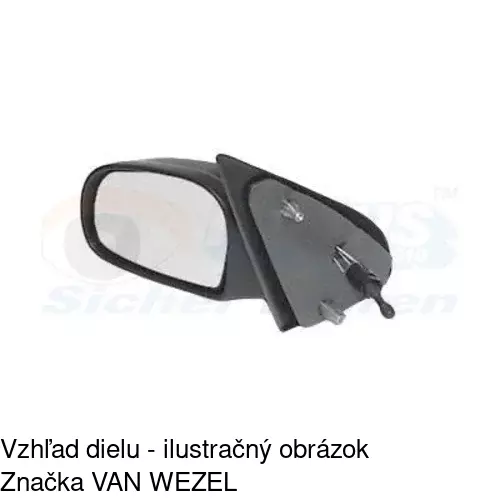Vonkajšie zrkadlo 2306511M /POLCAR/ - obr. 3