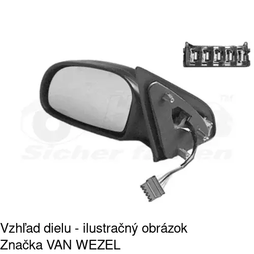 Vonkajšie zrkadlo 2306515E /POLCAR/ - obr. 2