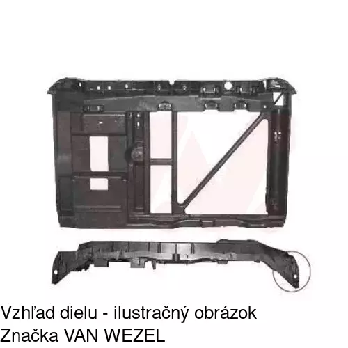 Predné čelo 231504 /POLCAR/ - obr. 1