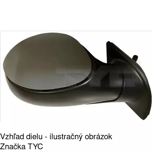 Vonkajšie zrkadlo 2315521E /POLCAR/ - obr. 4