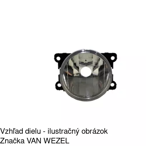 Hmlové svetlo - predné 231829-E /POLCAR/ - obr. 4