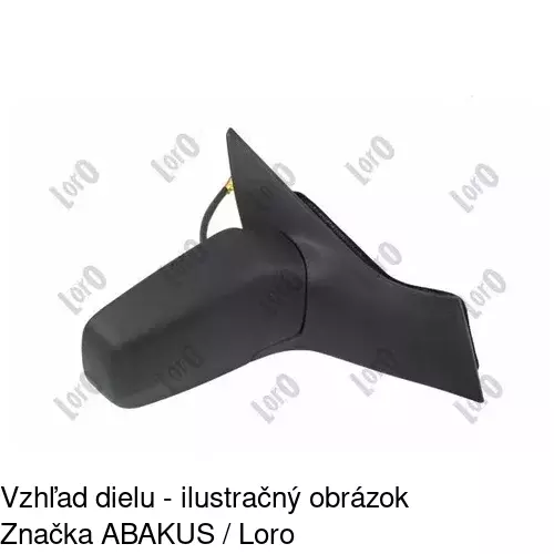 Vonkajšie zrkadlo 2325524E /POLCAR/ - obr. 1