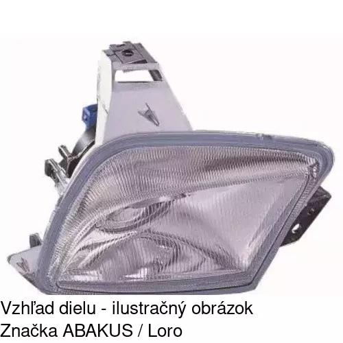 Hmlové svetlo - predné POLCAR 232630-E