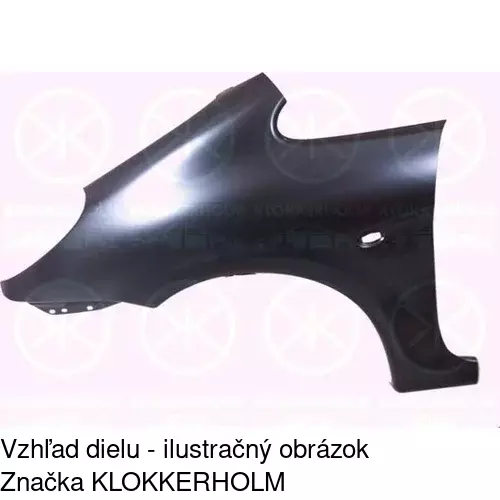 Predný blatník POLCAR 232701-J