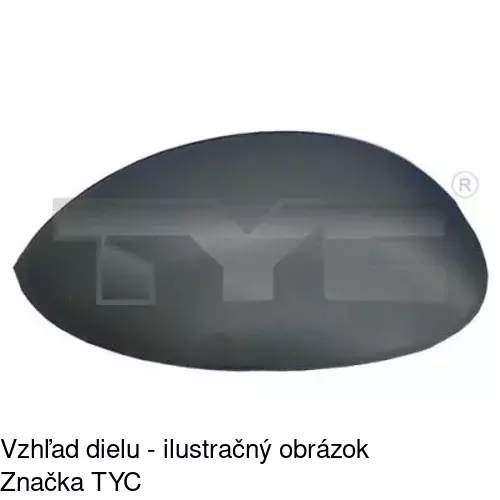 Vonkajšie zrkadlo 2327527E /POLCAR/ - obr. 4