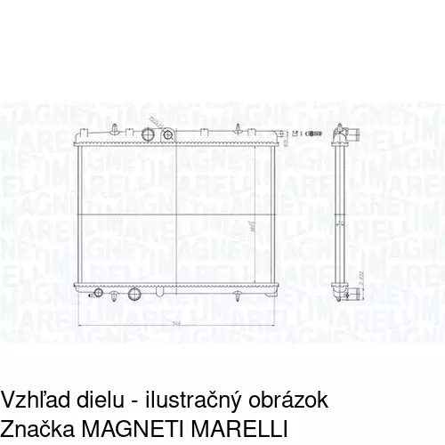 Chladiče vody POLCAR 2328081X