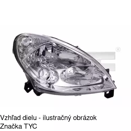Hlavný reflektor POLCAR 2328101U