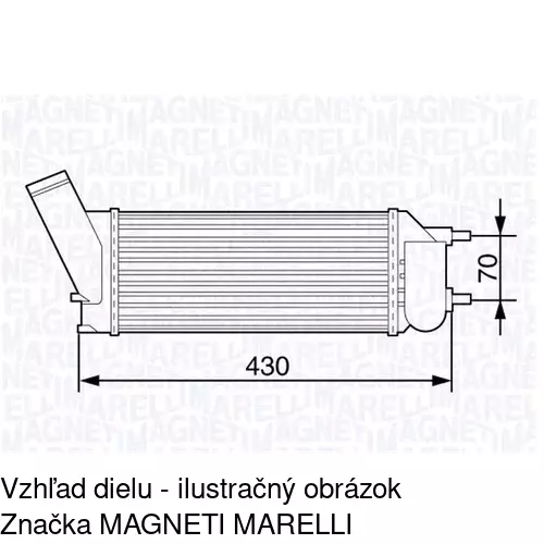 Chladiče vzduchu (Intercoolery) POLCAR 2329J82X