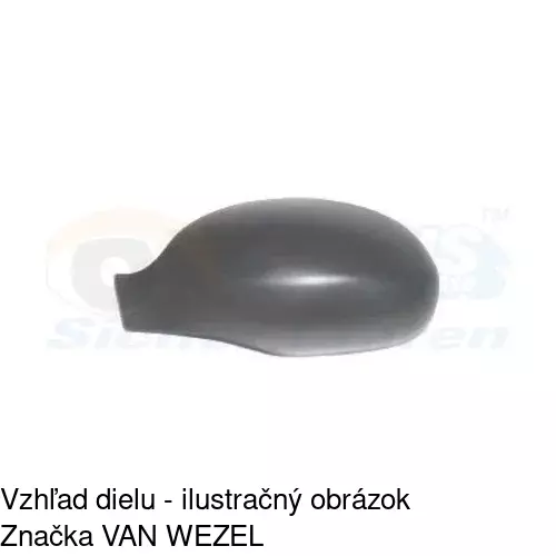 Rám vonkajšieho zrkadla 233255TM /POLCAR/ - obr. 3