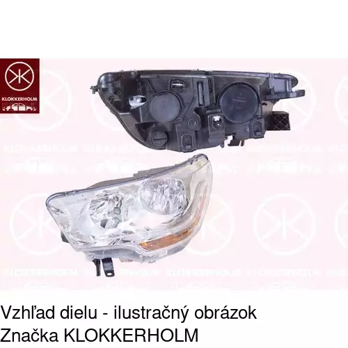 Hlavný reflektor 233810-E /POLCAR/ - obr. 2