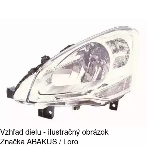 Hlavný reflektor 235210-V /POLCAR/ - obr. 4