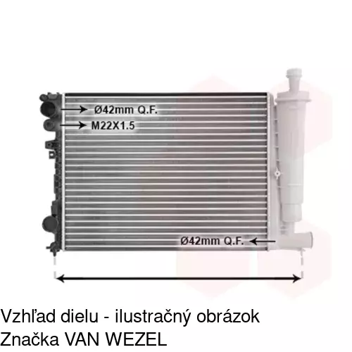 Chladiče vody 238008A2 /POLCAR/ - obr. 5