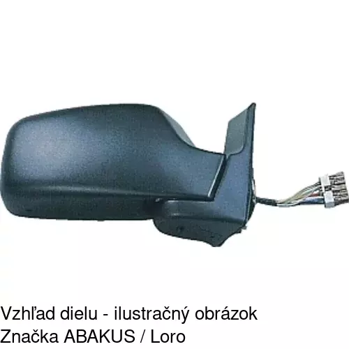 Vonkajšie zrkadlo 2380525E /POLCAR/ - obr. 4