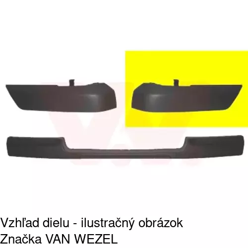 Lišta nárazníka 239607-6 /POLCAR/ - obr. 1