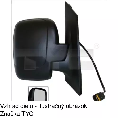 Vonkajšie zrkadlo POLCAR 2396514E
