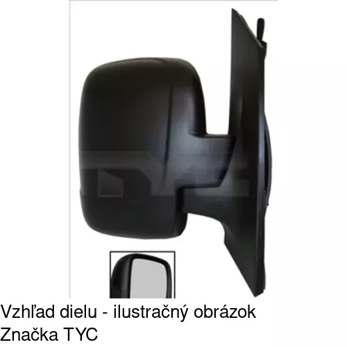 Vonkajšie zrkadlo 2396517E /POLCAR/ - obr. 2