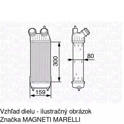 Chladiče vzduchu (Intercoolery) 2397J8-1 /POLCAR/ - obr. 1