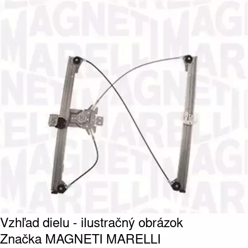 Elektrický mechanizmus okna dverí 2397PSE1 /POLCAR/ - obr. 2