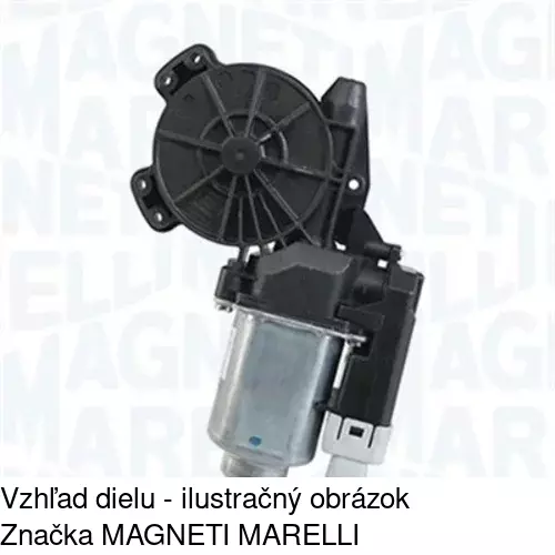Mechanizmus sťahovania okna elektrický bez motora 2397PSG1 /POLCAR/ - obr. 4