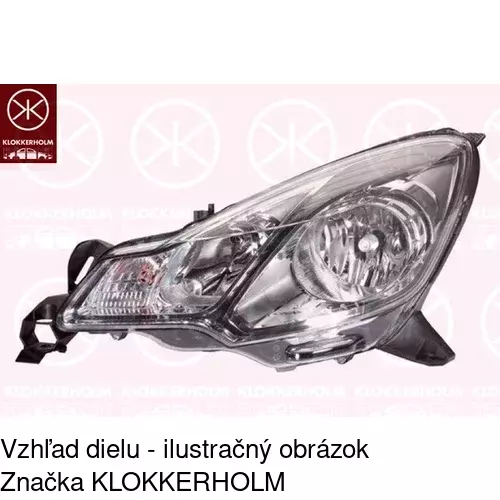 Hlavný reflektor 23B1090E /POLCAR/ - obr. 1
