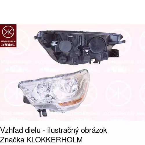 Hlavný reflektor 23C109-E /POLCAR/ - obr. 1