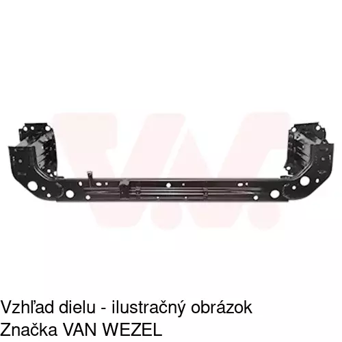 Výstuha nárazníka POLCAR 23X107-3