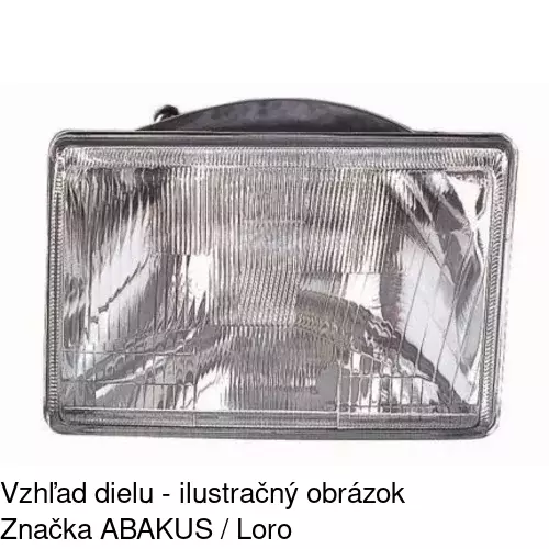 Hlavný reflektor 240410-E /POLCAR/ - obr. 4