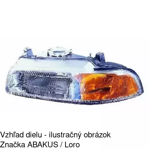 Hlavný reflektor POLCAR 241010