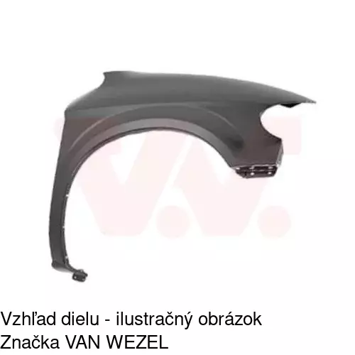 Predný blatník 242002 /POLCAR/ - obr. 3