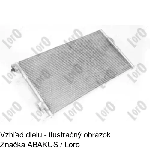 Chladiče klimatizácie 2420K8C2 /POLCAR/ - obr. 1