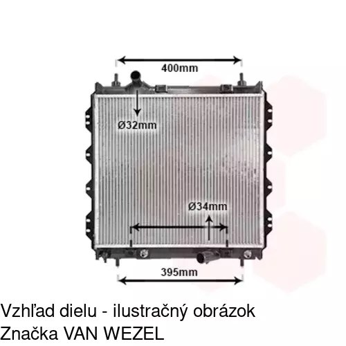Chladiče vody 245008-1 /POLCAR/ - obr. 2