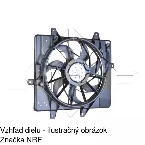 Ventilátory chladičov 245023W1 /POLCAR/ - obr. 1