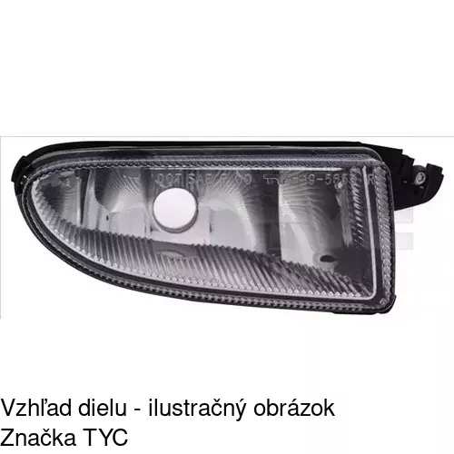 Hmlové svetlo - predné POLCAR 245030-1