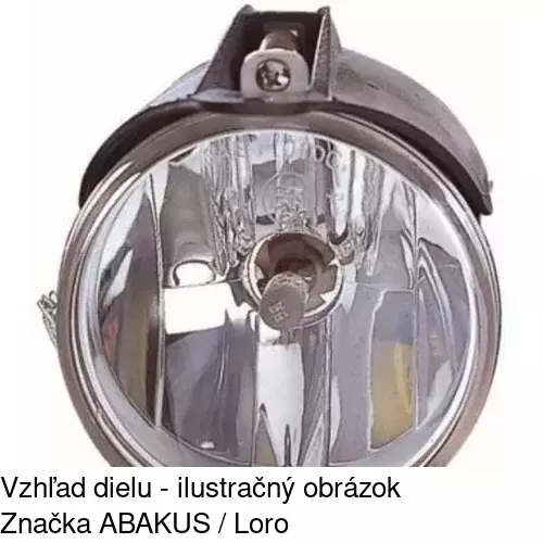 Hmlové svetlo - predné POLCAR 246029-1
