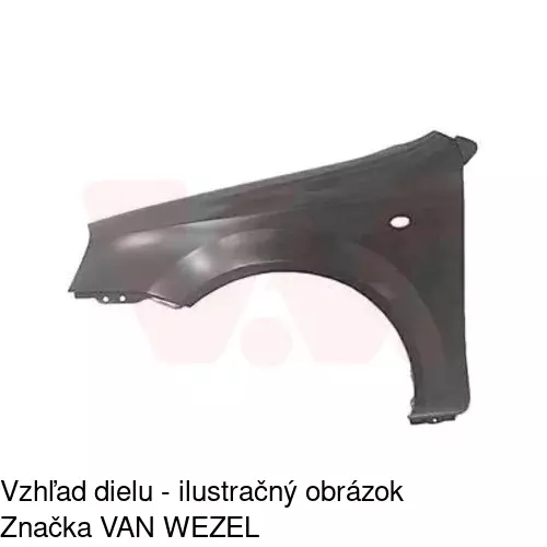 Predný blatník 250602 /POLCAR/ - obr. 1