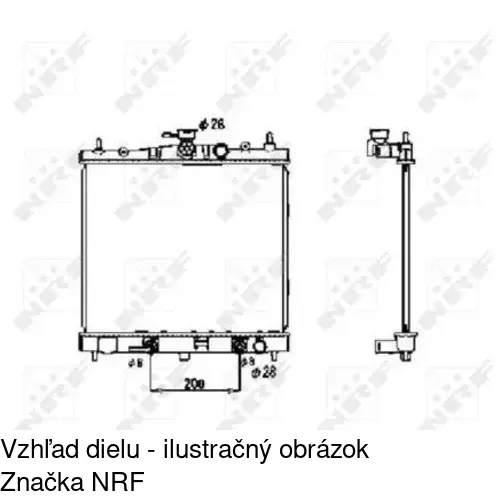 Chladiče vody 2707082K /POLCAR/ - obr. 1