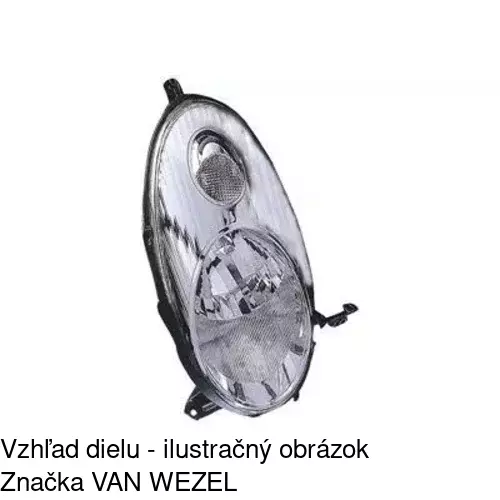 Hlavný reflektor 2707101E /POLCAR/ - obr. 1