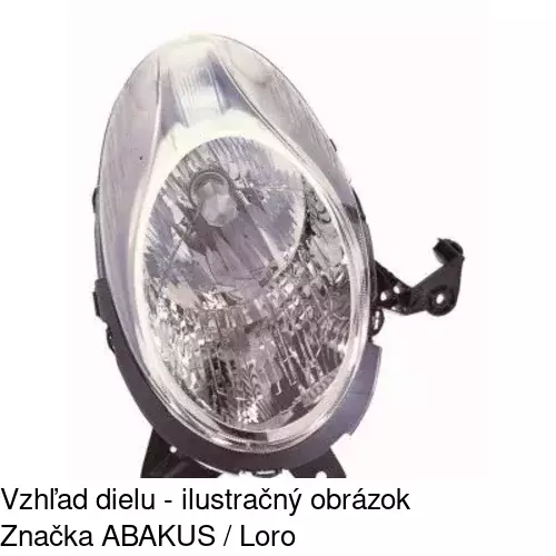 Hlavný reflektor 2707106E /POLCAR/ - obr. 3