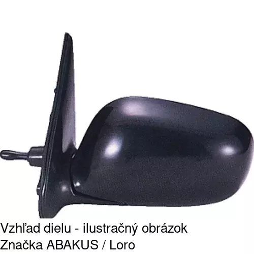 Vonkajšie zrkadlo 2707512E /POLCAR/ - obr. 1