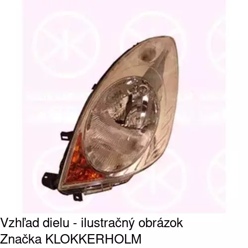 Hlavný reflektor 271110-E /POLCAR/ - obr. 2