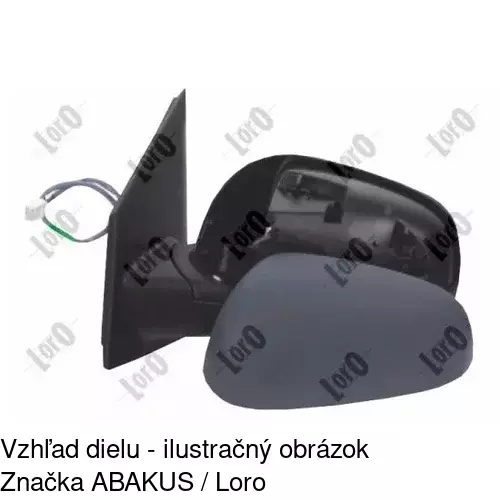 Vonkajšie zrkadlo 2711515M /POLCAR/ - obr. 1