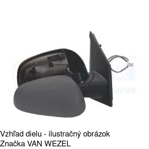 Vonkajšie zrkadlo 2711524M /POLCAR/ - obr. 3
