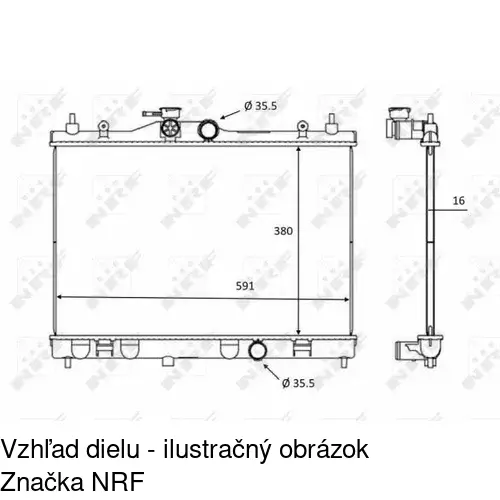 Chladiče vody POLCAR 2713083X
