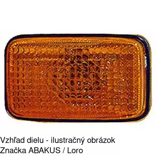 Bočná smerovka POLCAR 2730195E